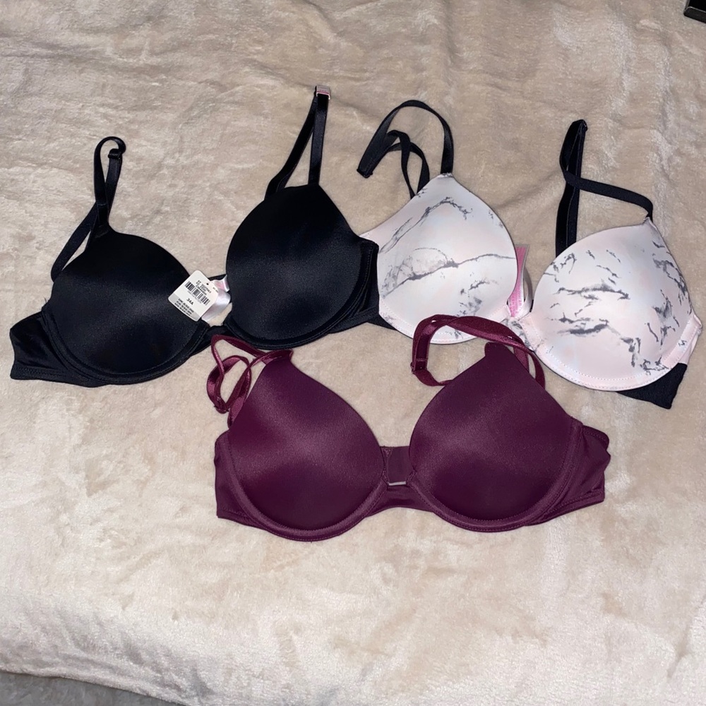 Pink Victoria Secret Padded Bras
